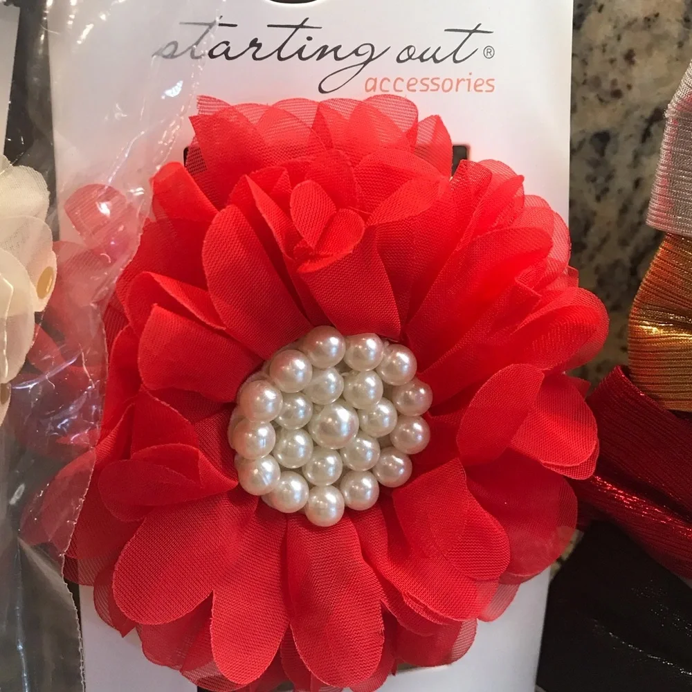 STARTING OUT MULTIPACK HAIR BOWS/HEADBANDS NEW